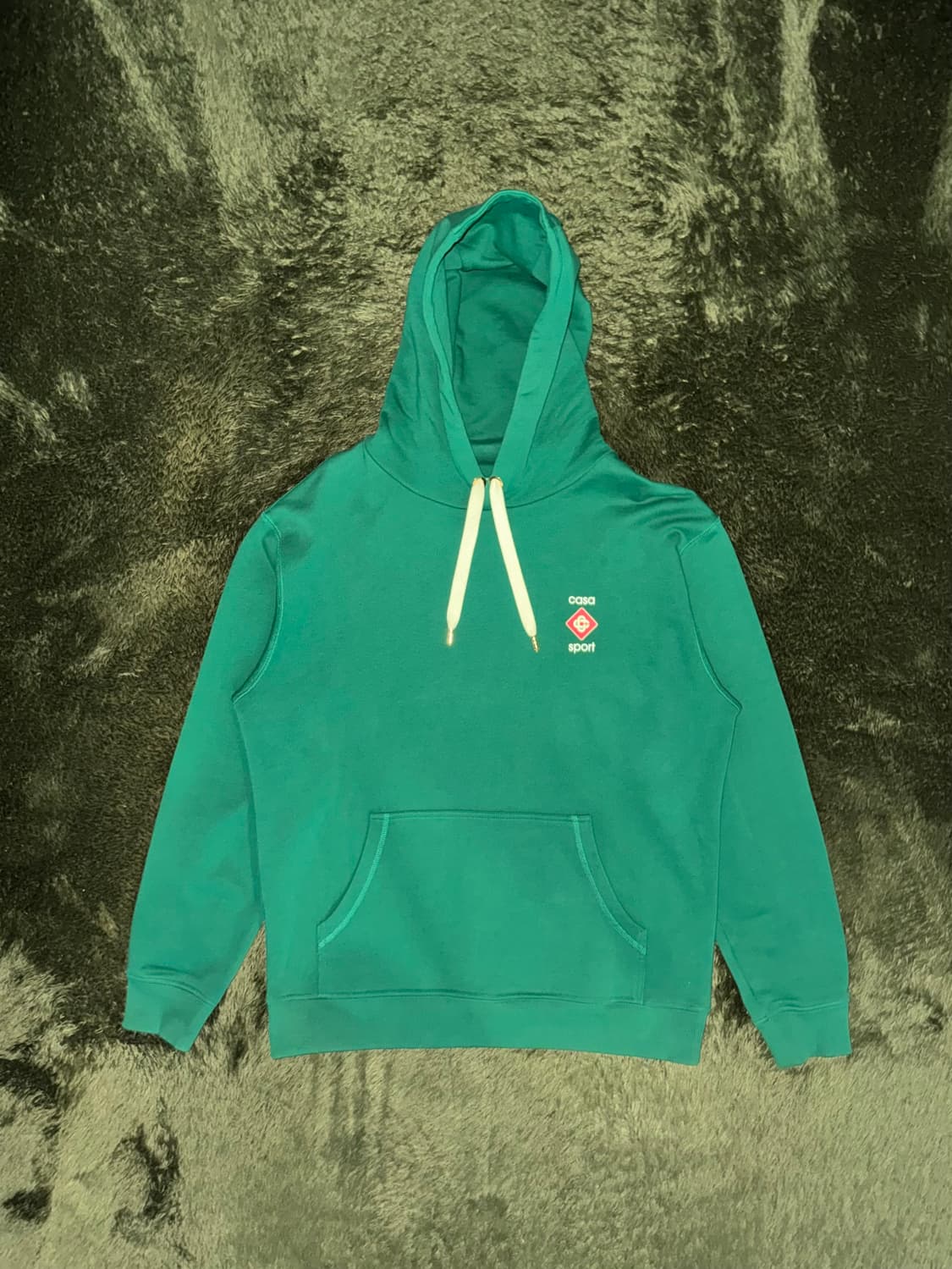 [L] Casablanca 카사블랑카 Casa Sport 로고 후디 그린 상품이미지1