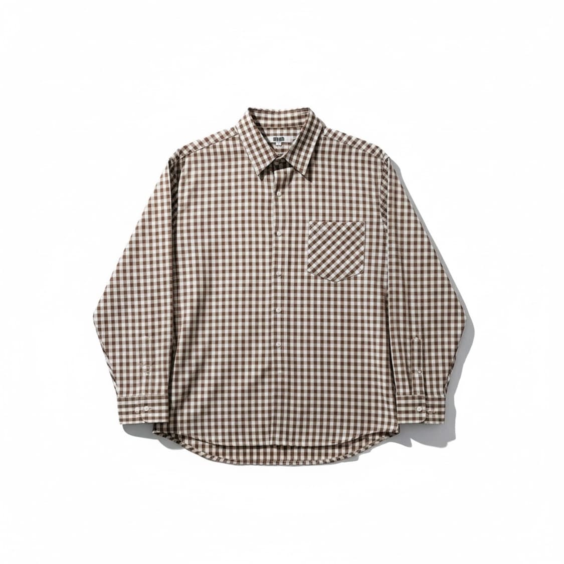 NOT NEW 브라운 체크 셔츠 상품이미지1