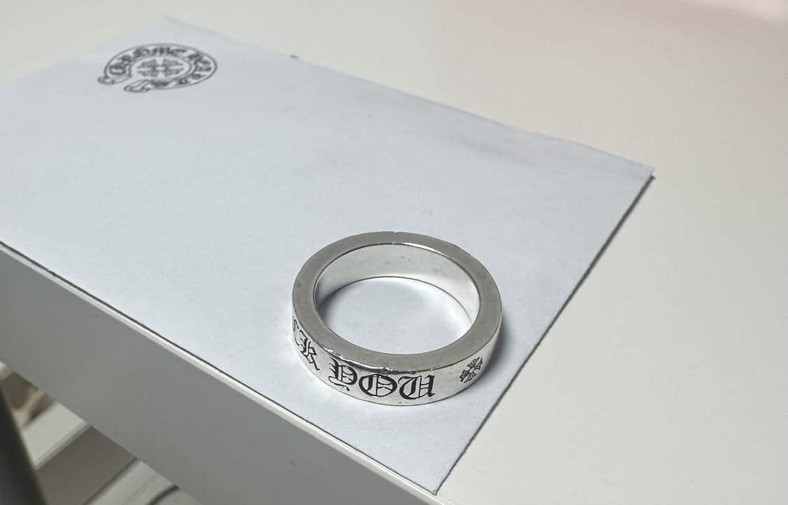 크롬하츠 퍽유링 6mm(쇼핑백, 영수증 포함) 상품이미지5