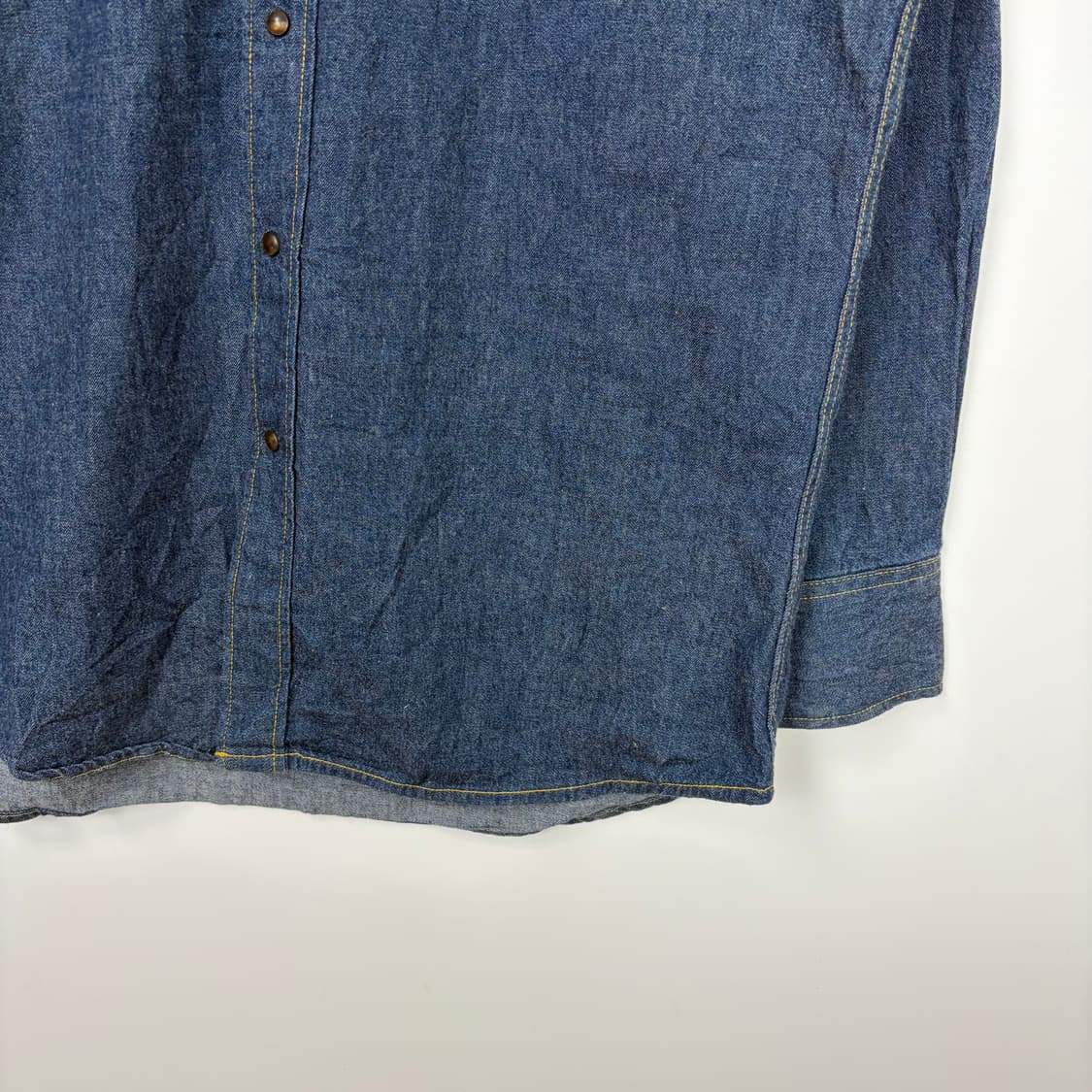 90s 리바이스 lvc 데님 웨스턴 셔츠 상품이미지5