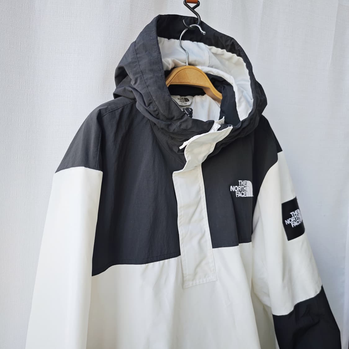 노스페이스 화이트 라벨 달튼 아노락 자켓 화이트 블랙 XL(105) 상품이미지4