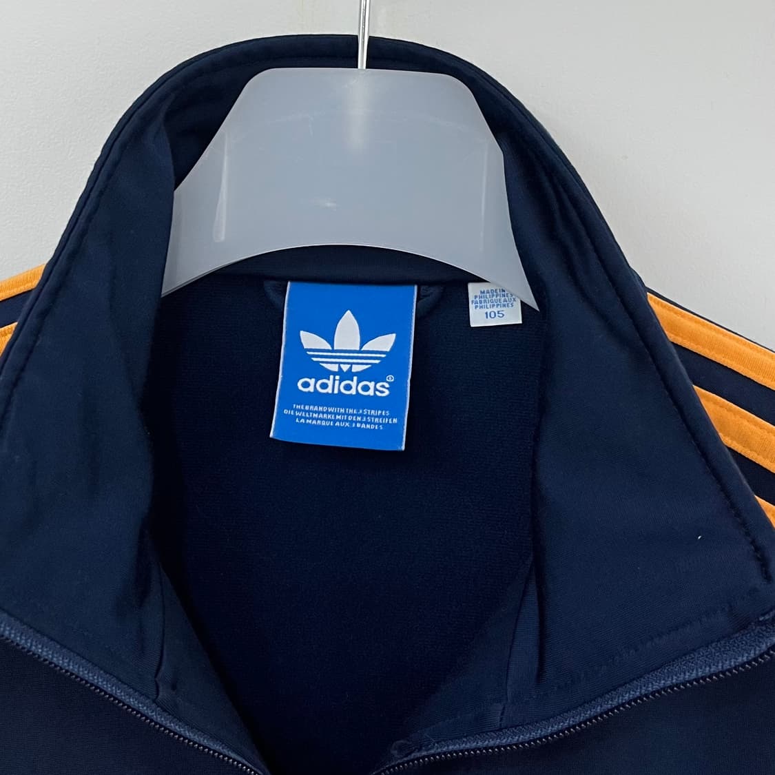 아디다스 구파이어버드 네이비 오렌지 트랙탑 져지 105 상품이미지5