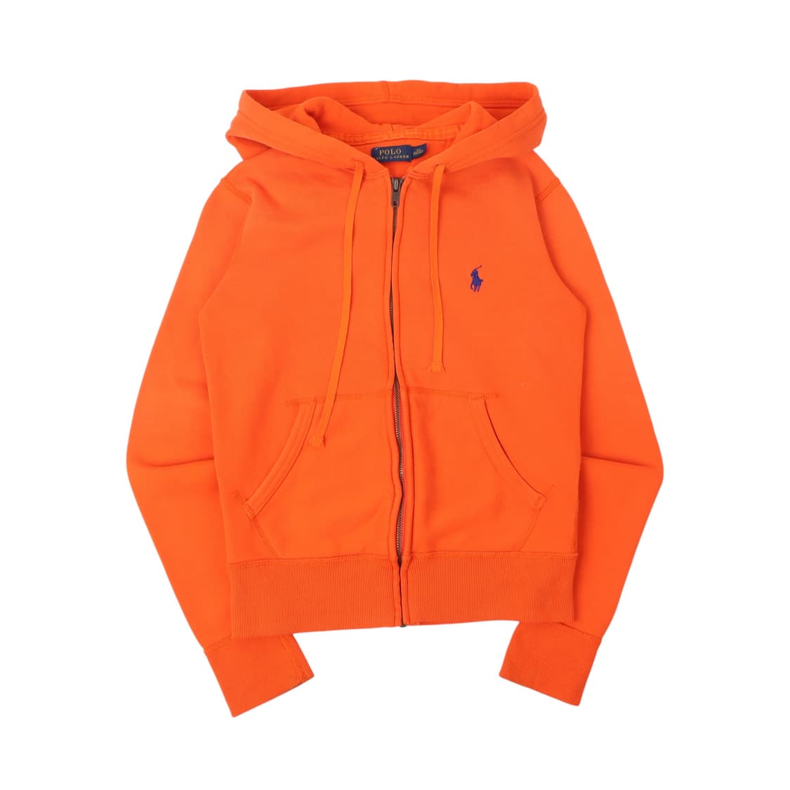 폴로 랄프로렌 우먼스 오렌지 후드집업 상품이미지1