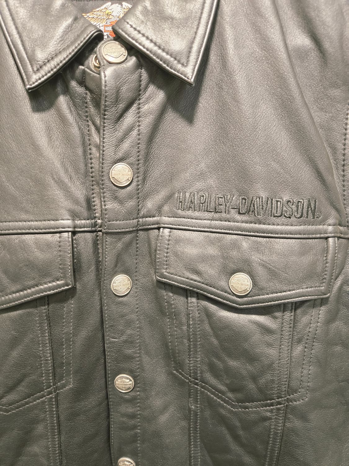 [미착용신품] 할리데이비슨 가죽 조끼 상품이미지4