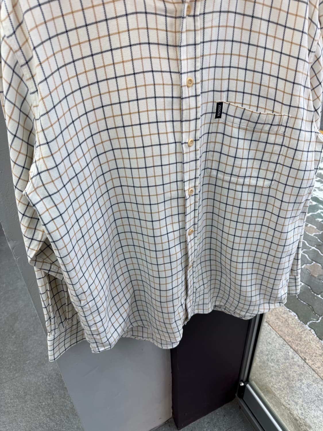 L/ 에르메네질도 제냐 슈퍼파인 코튼 셔츠 상품이미지4