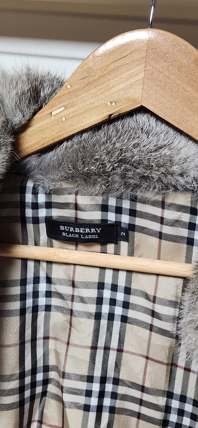 버버리 퍼 니트 집업 자켓 상품이미지6