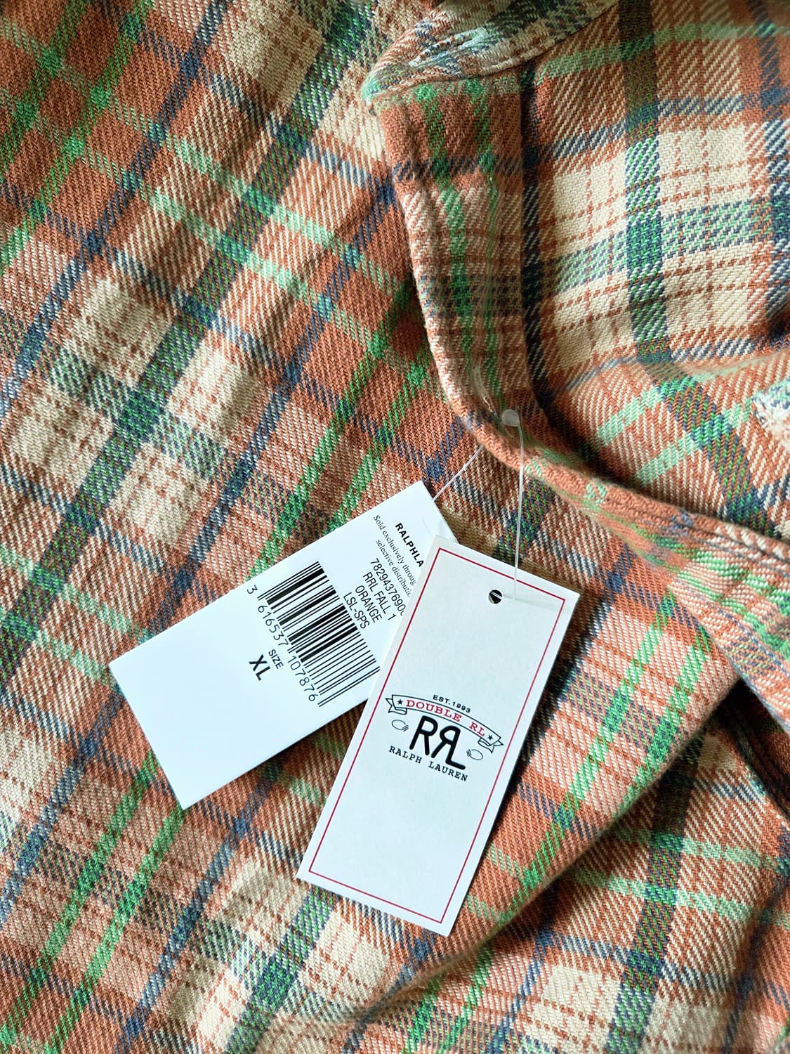 RRL 플래드 트윌코튼 캠프셔츠  상품이미지8