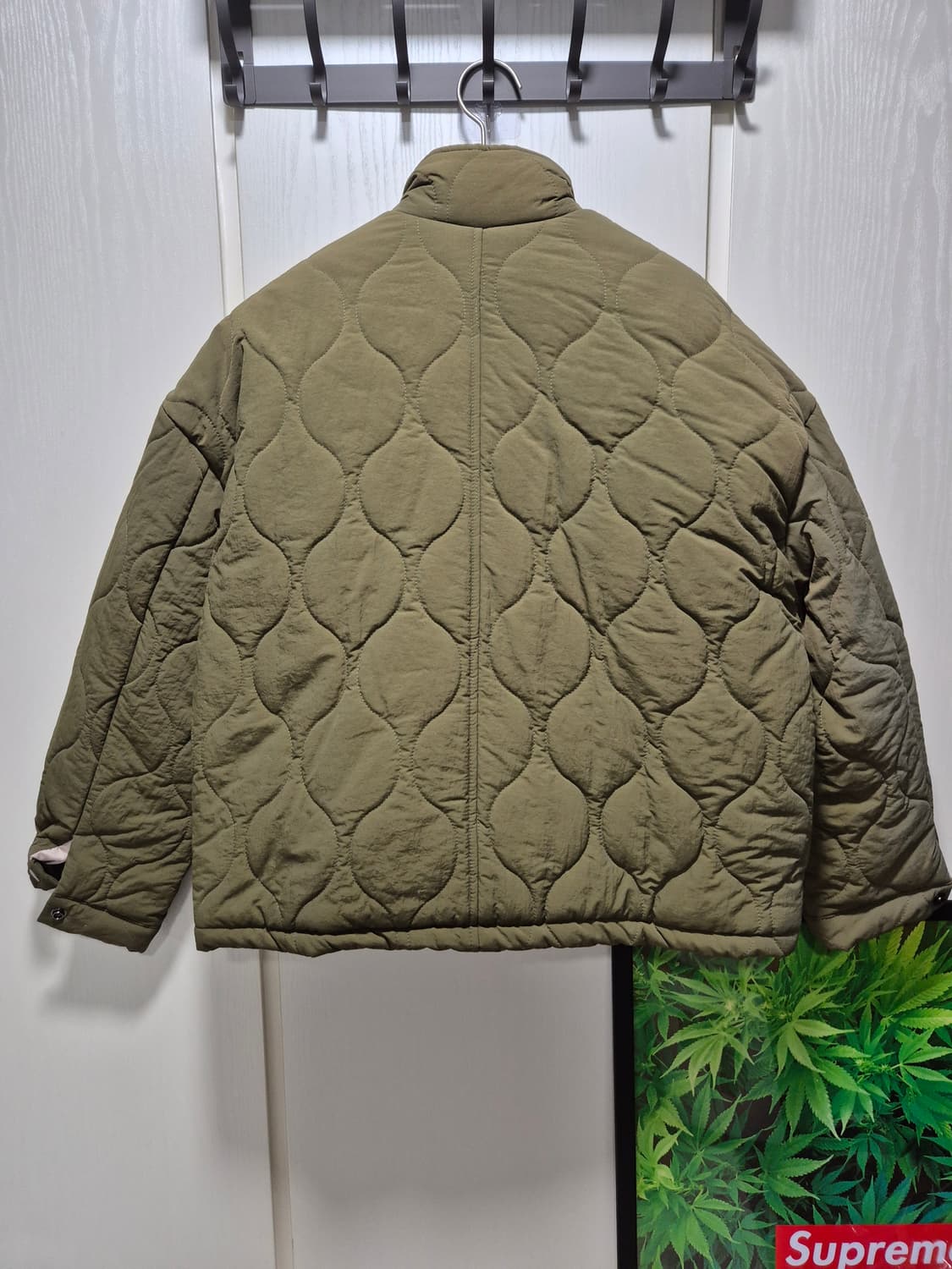 빈티지 카키색 퀼팅 점퍼. 새상품 상품이미지10