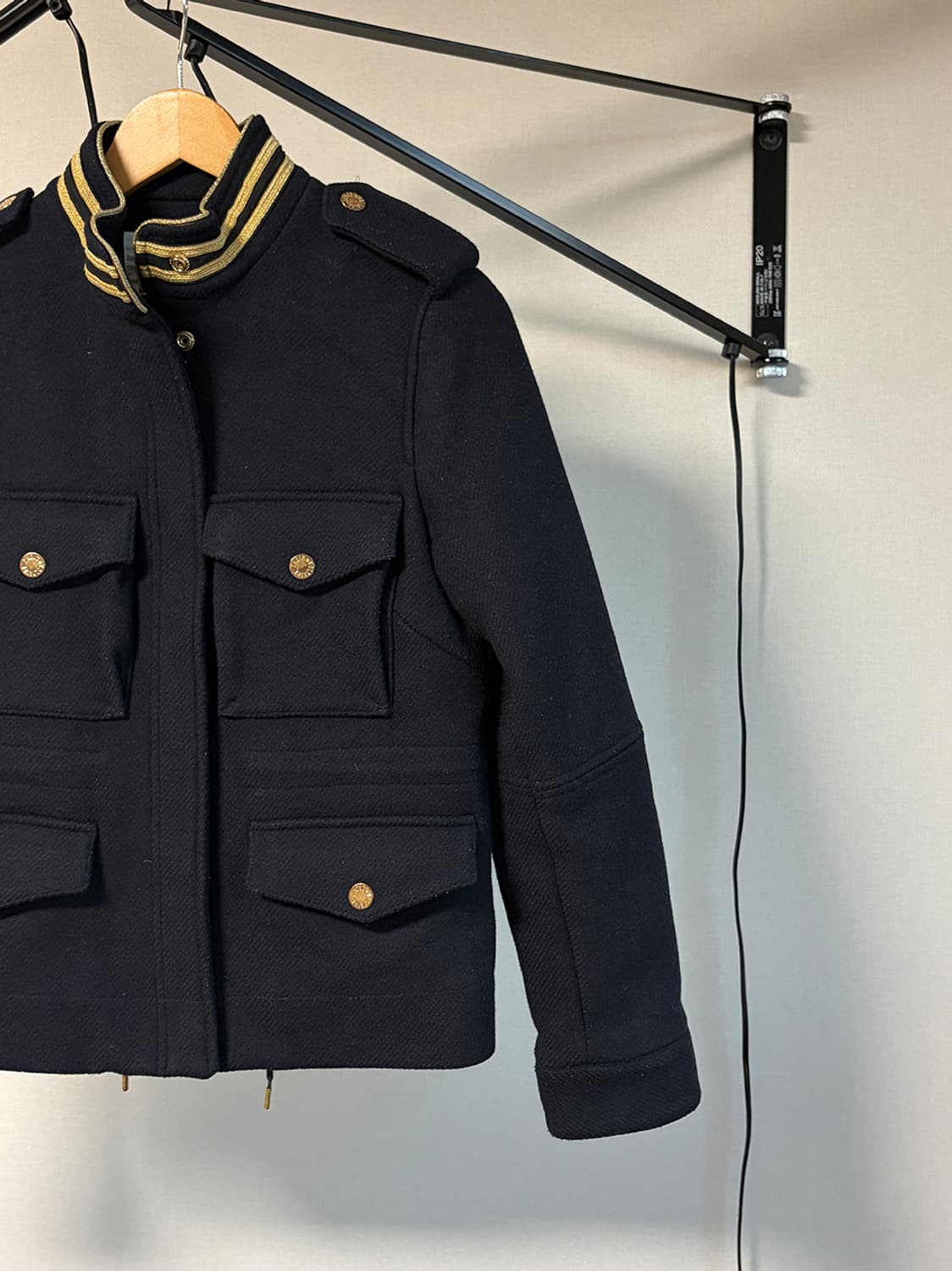 쟈딕앤볼테르 울 집업 밀리터리 자켓 상품이미지3