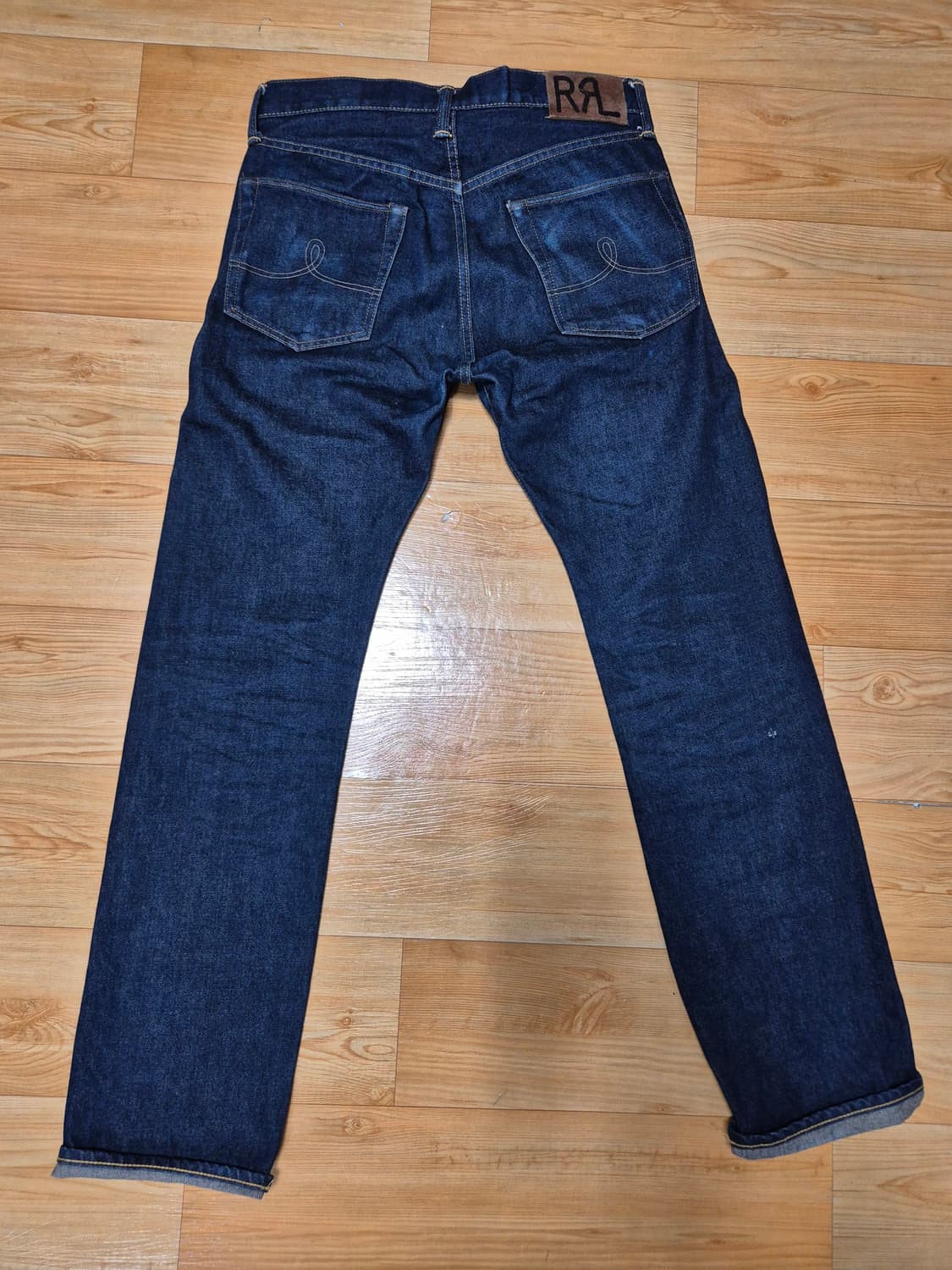 RRL 스트레이트 핏 원스 워시 셀비지 진(31x32) 상품이미지2