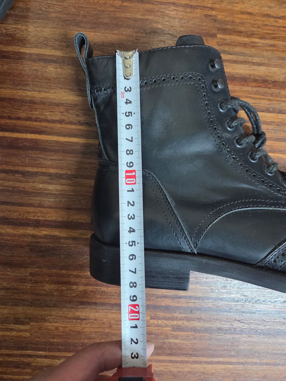 빈티지 bak 윙팁 가죽 워커 부츠 265 상품이미지8