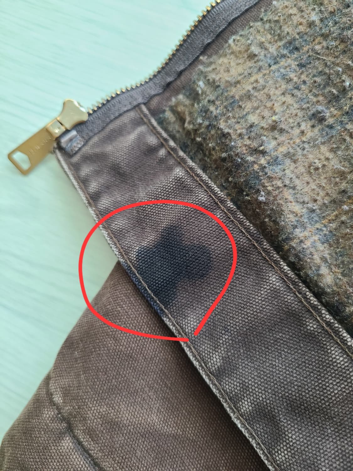 칼하트 j97 dkb 다크브라운 디트로이트 자켓 상품이미지5