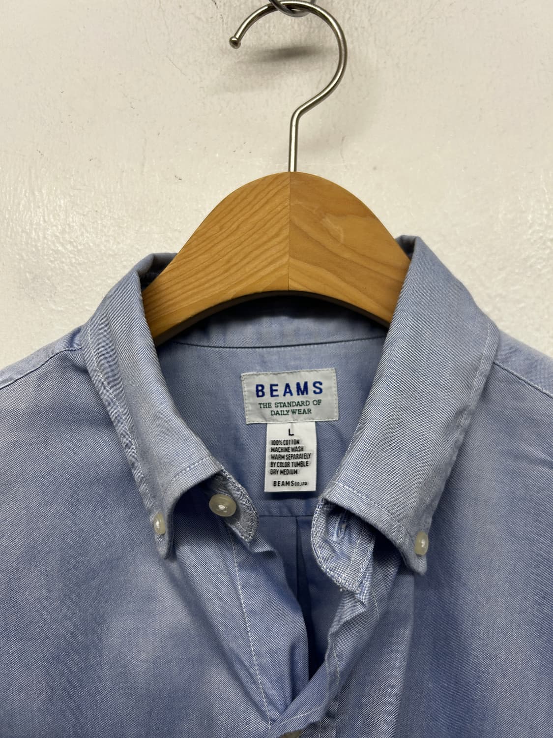 빔즈 하늘색 옥스포드 셔츠 상품이미지2