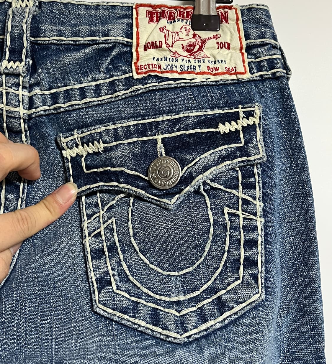 트루릴리젼 부츠컷 플레어진 데님 펜츠 청바지 29 상품이미지6