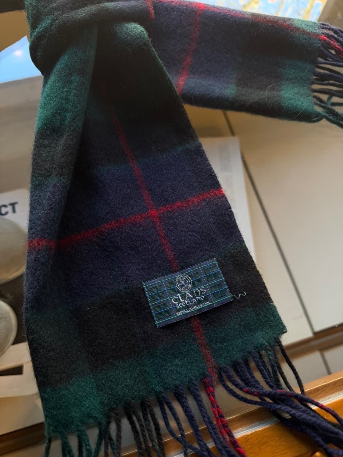 클래드 스코틀랜드 블랙와치 머플러 상품이미지4