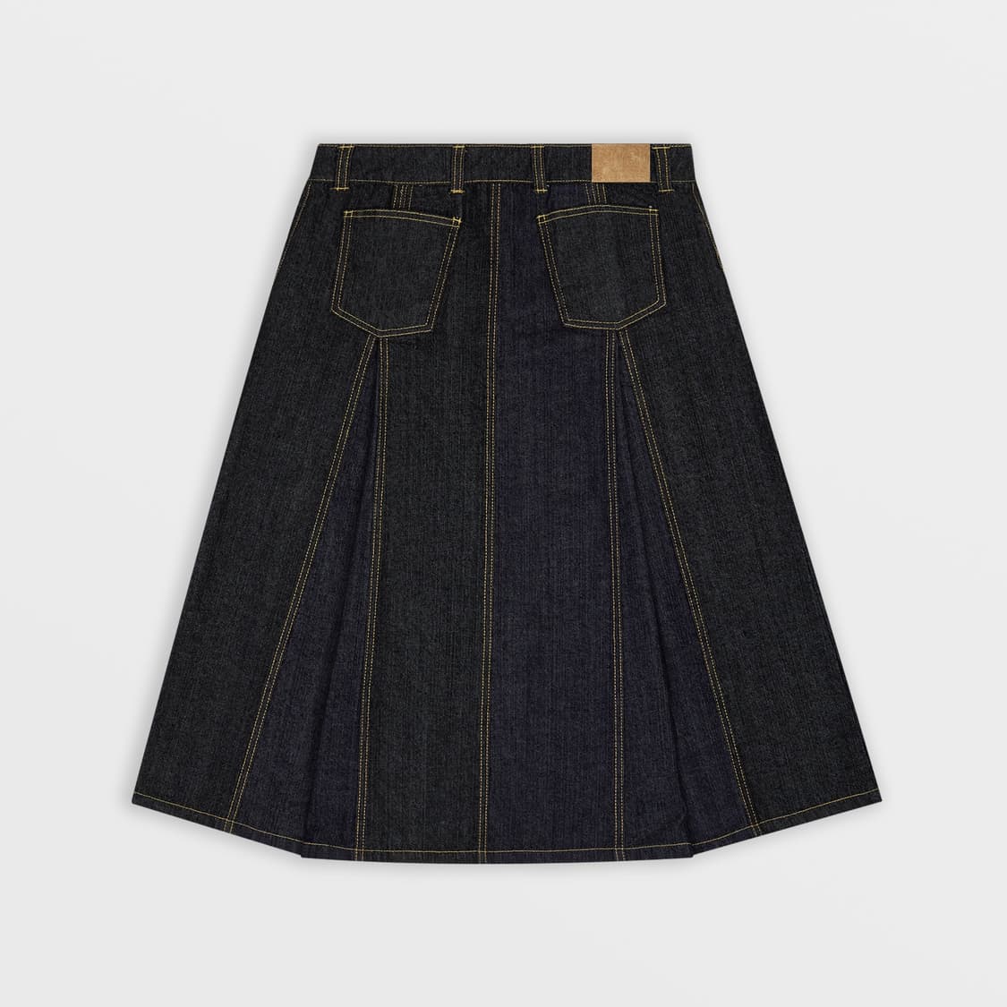 사파리스팟 데님 롱 스커트 (인디고, 1 size) 상품이미지2