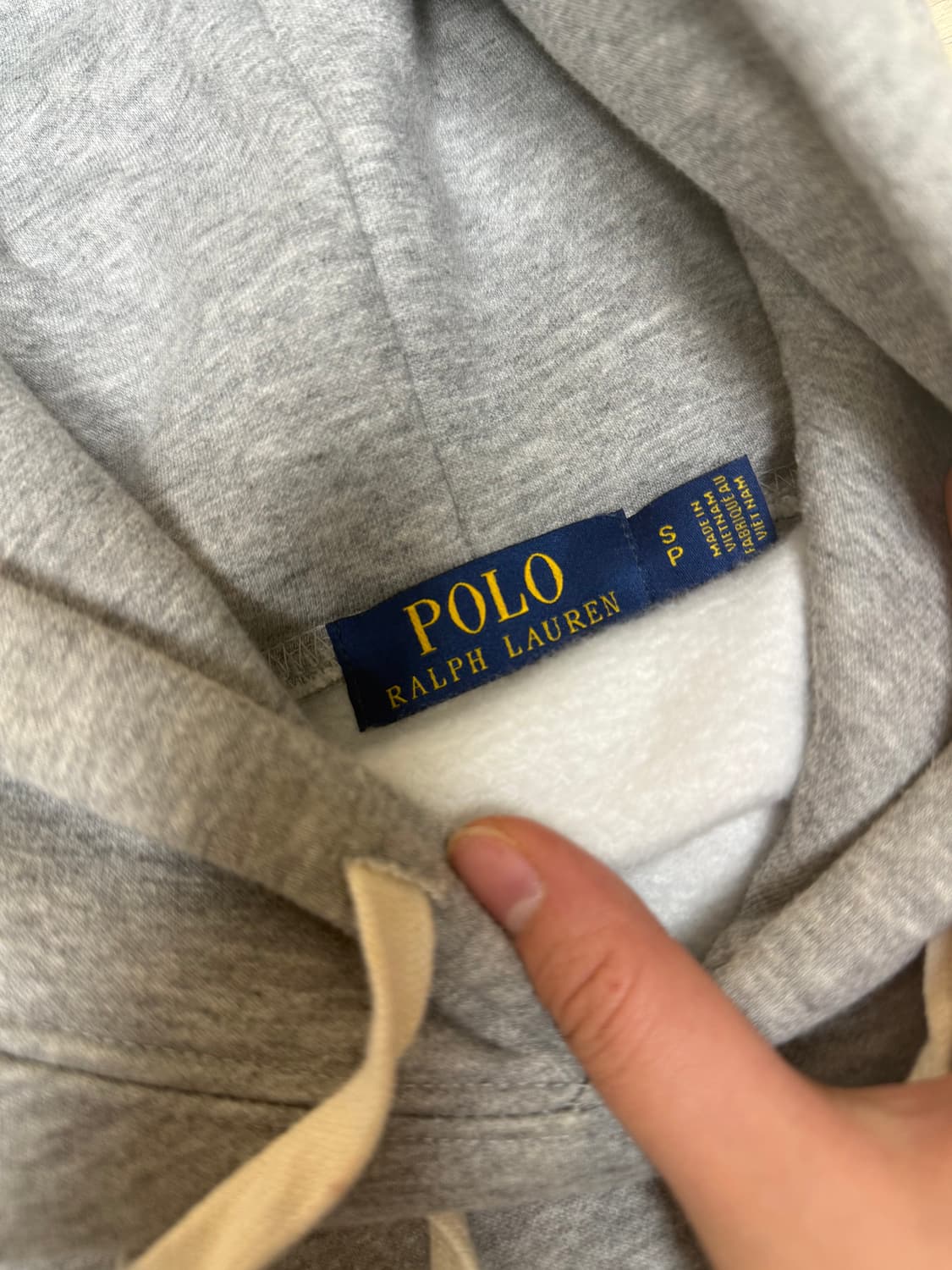 폴로 랄프로렌 남녀공용 후드티 그레이색 S 상품이미지2