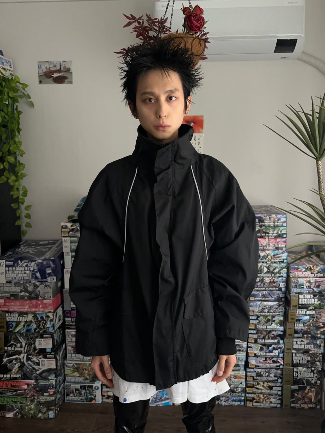 Ready 2 Wear 파이핑 오버 사이즈 윈드 브레이커 상품이미지5