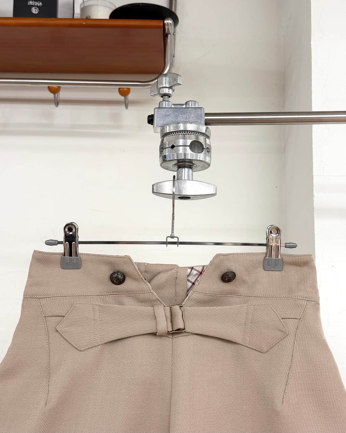 메종 마르지엘라 베이지 하이웨이스트 숏팬츠 상품이미지2