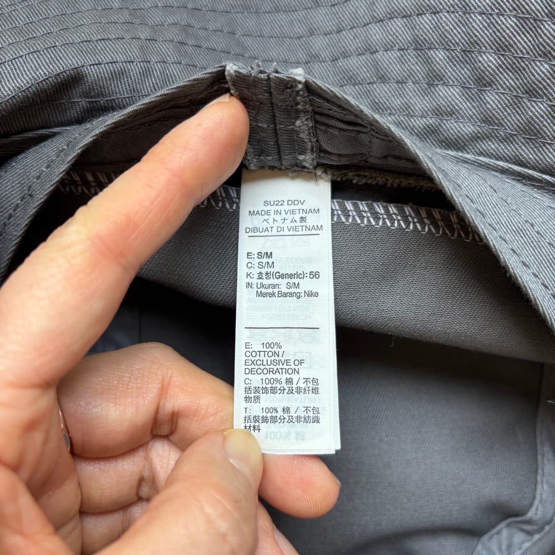 나이키 추라 코어 버킷햇 아이언 그레이 상품이미지10