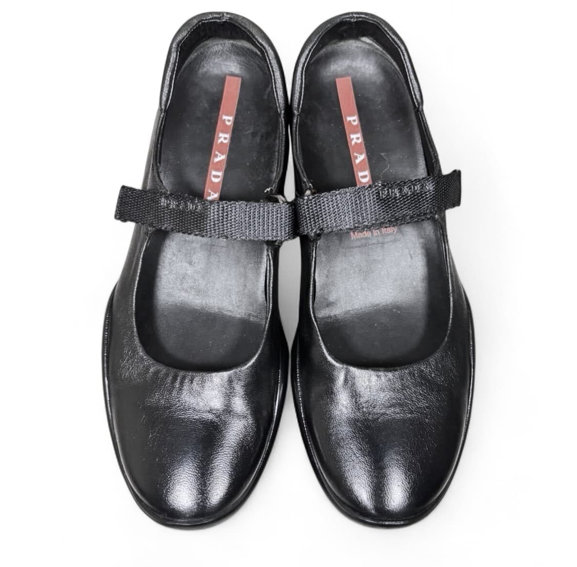 프라다 스포츠 카프스킨 메리제인 플랫슈즈 스니커즈 상품이미지2