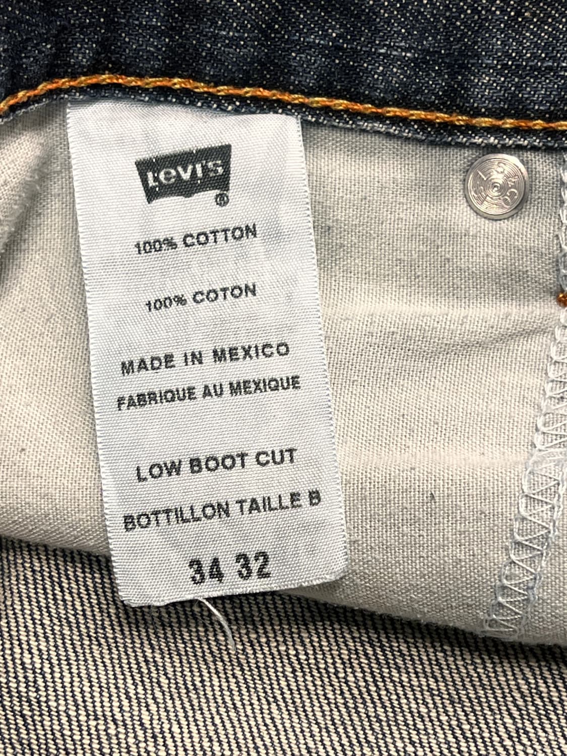 00‘s 리바이스 527 로우 부츠컷  상품이미지8