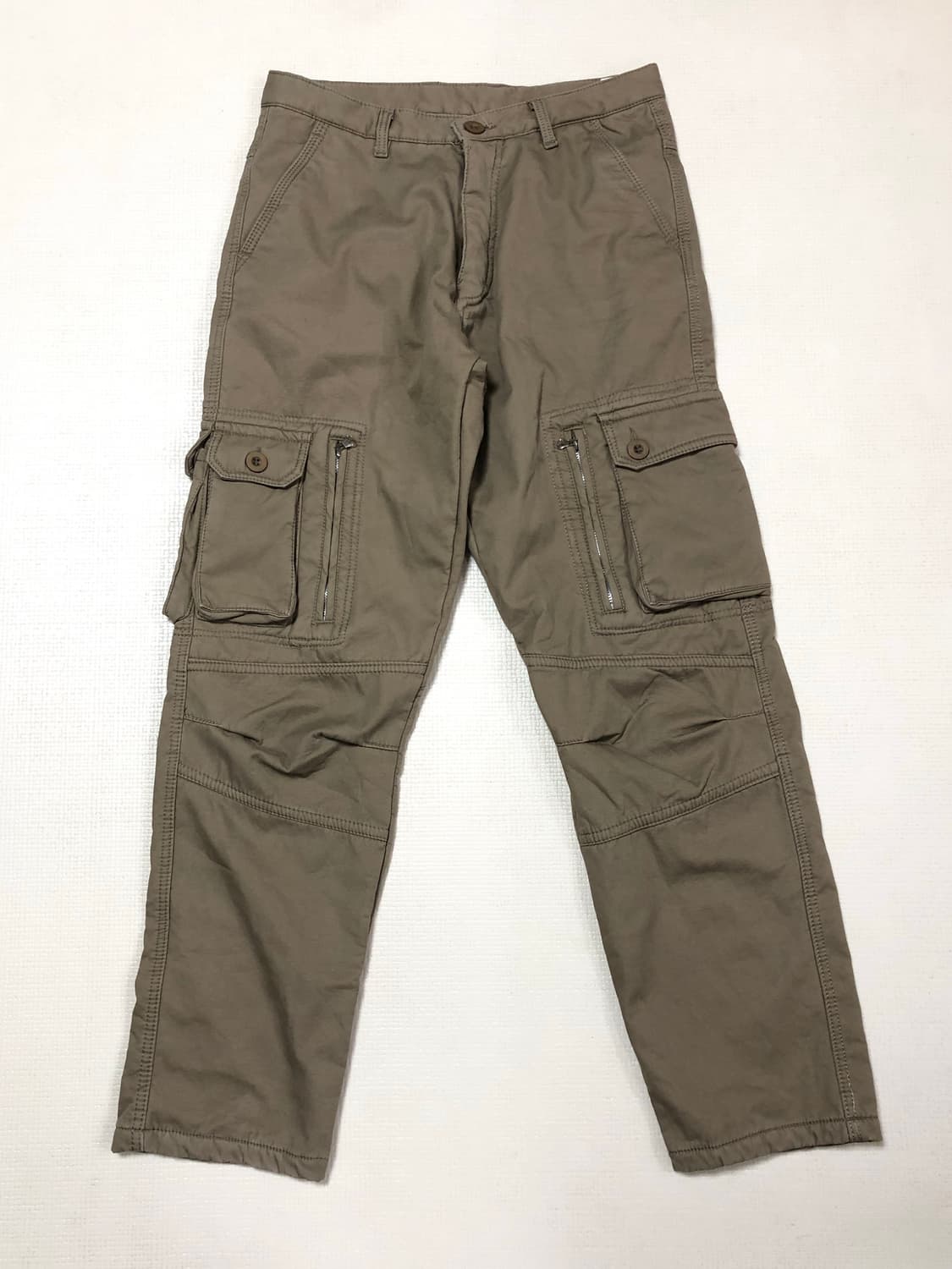 빈티지 베이지 코튼 카고 팬츠 상품이미지8
