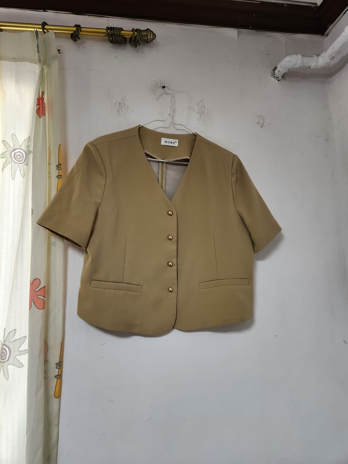 베이지 숏 자켓 77 상품이미지1