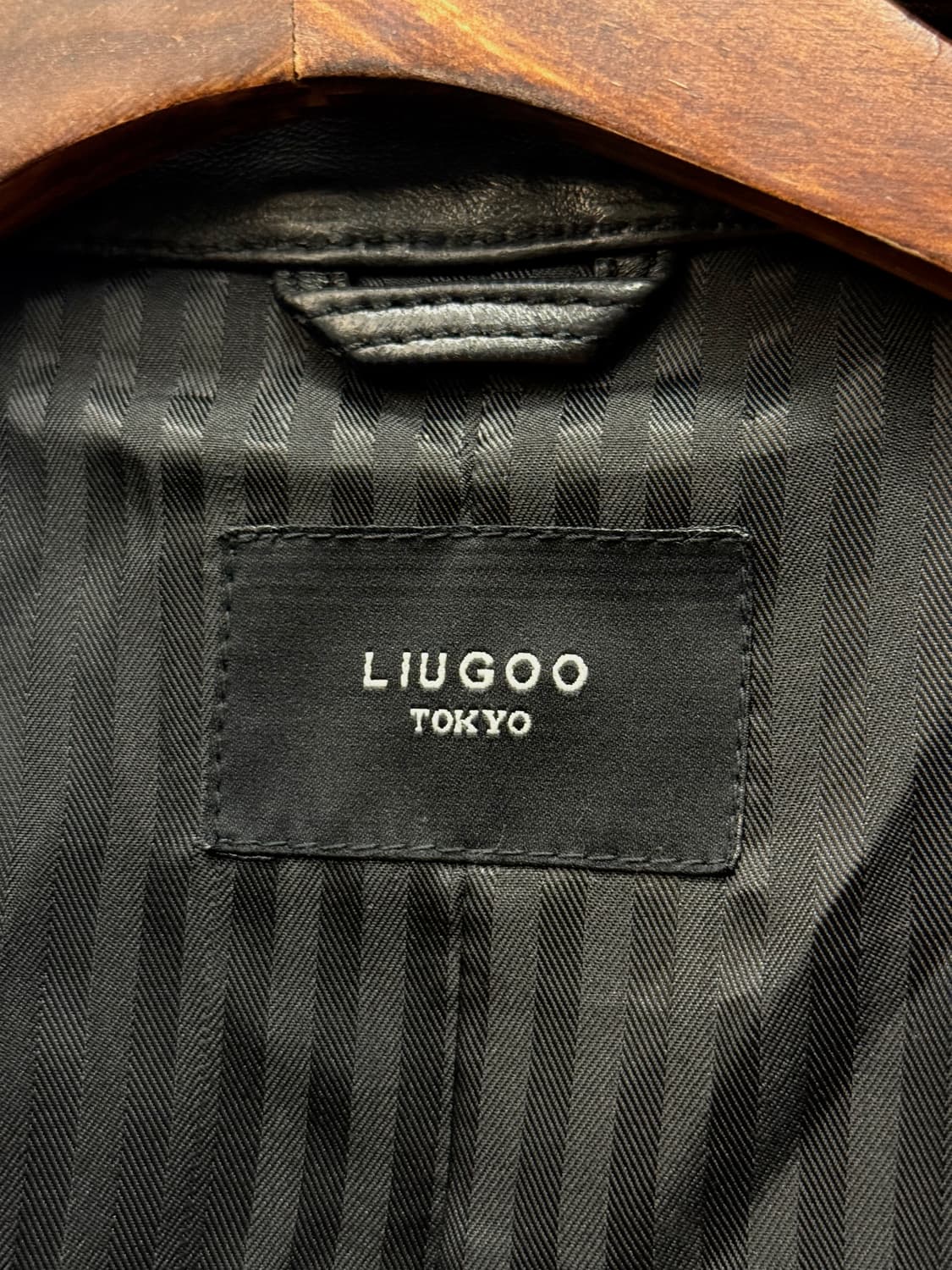 LIUGOO TOKYO Lambskin Single Riders Jack 상품이미지8