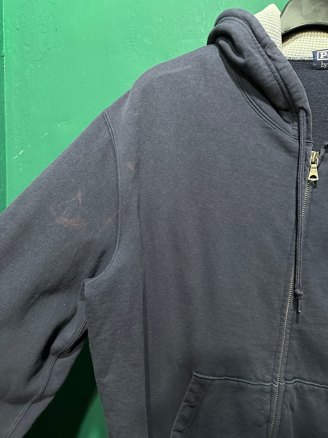 폴로 일본판 후드집업 네이비 105 상품이미지6