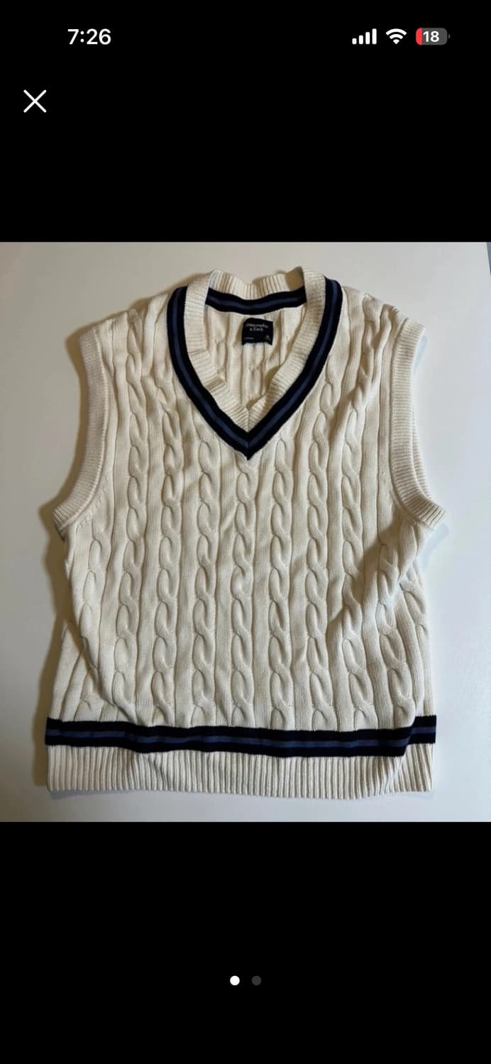 [새상품] 아베크롬비 니트 베스트 / 사이즈 M 상품이미지1