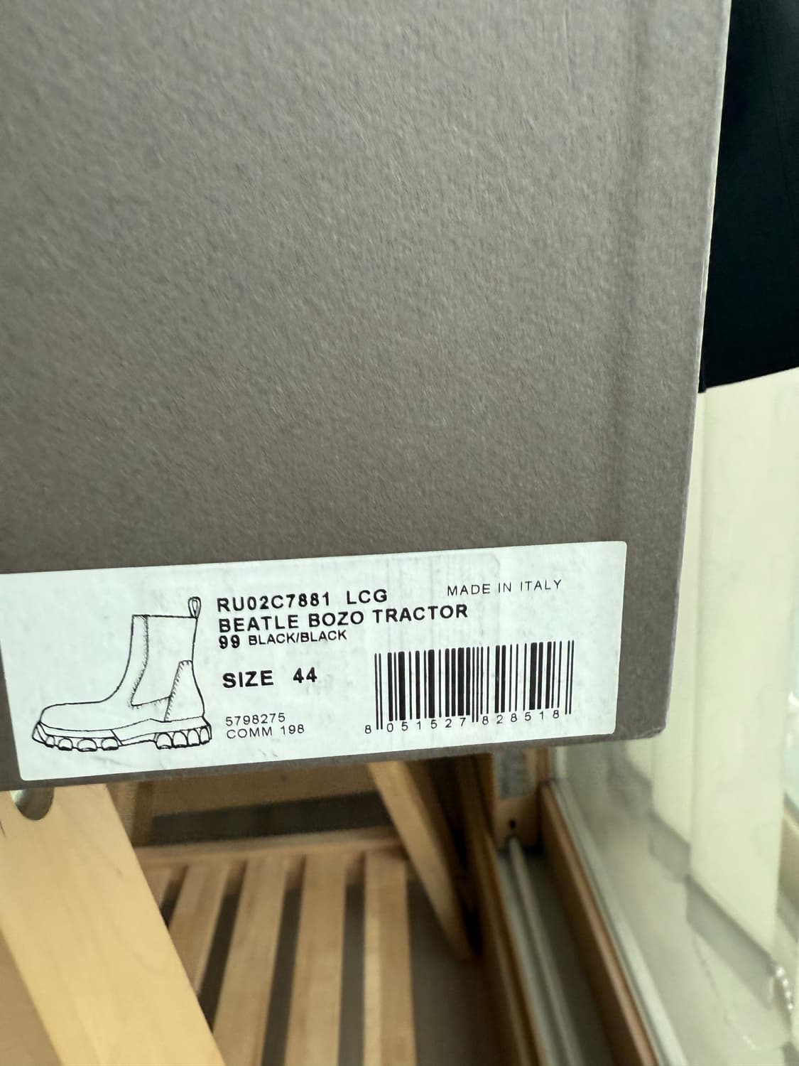 릭오웬스 44 보조 트렉터 부츠 상품이미지5