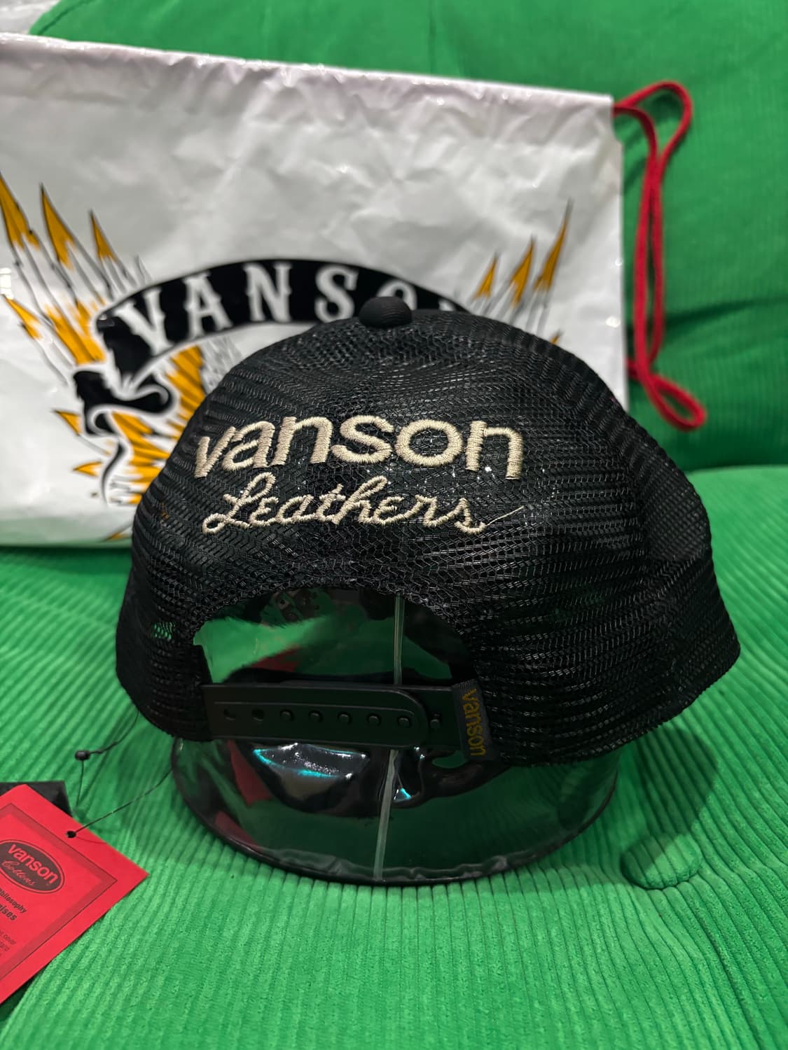 새상품 밴슨 플레임 트러커캡 상품이미지4