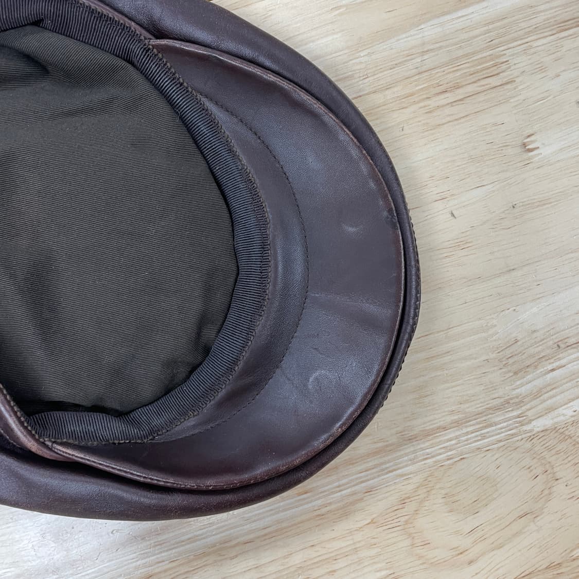 구찌 로고 레더 헌팅캡 M 상품이미지3