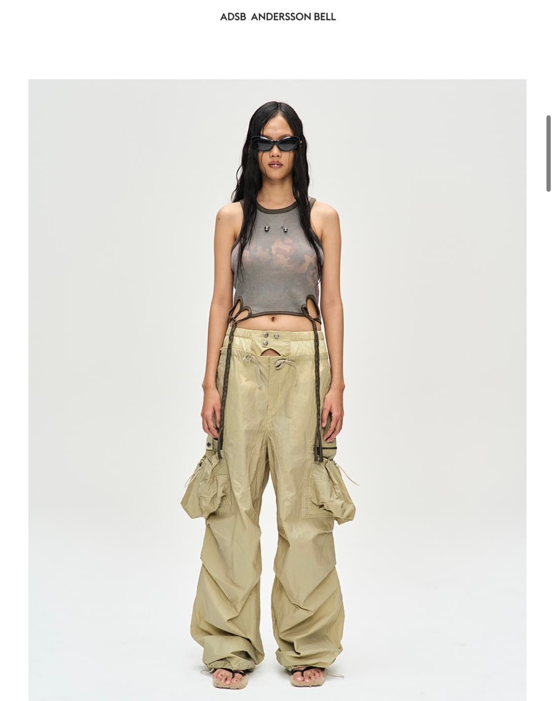 앤더슨밸 CAMOUFLAGE TANK TOP [SAND] 상품이미지2