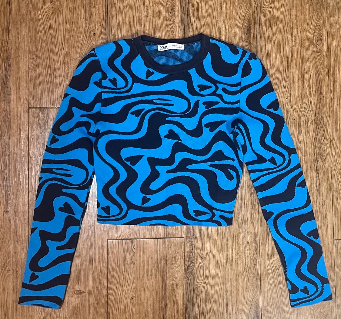 자라 크롭 니트 상품이미지1