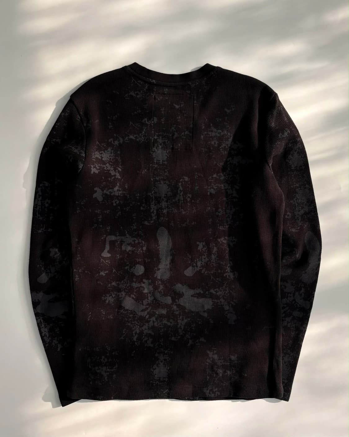 [L] 버커루 y2k 락 펑크 와플 니트 슬리브 상품이미지2