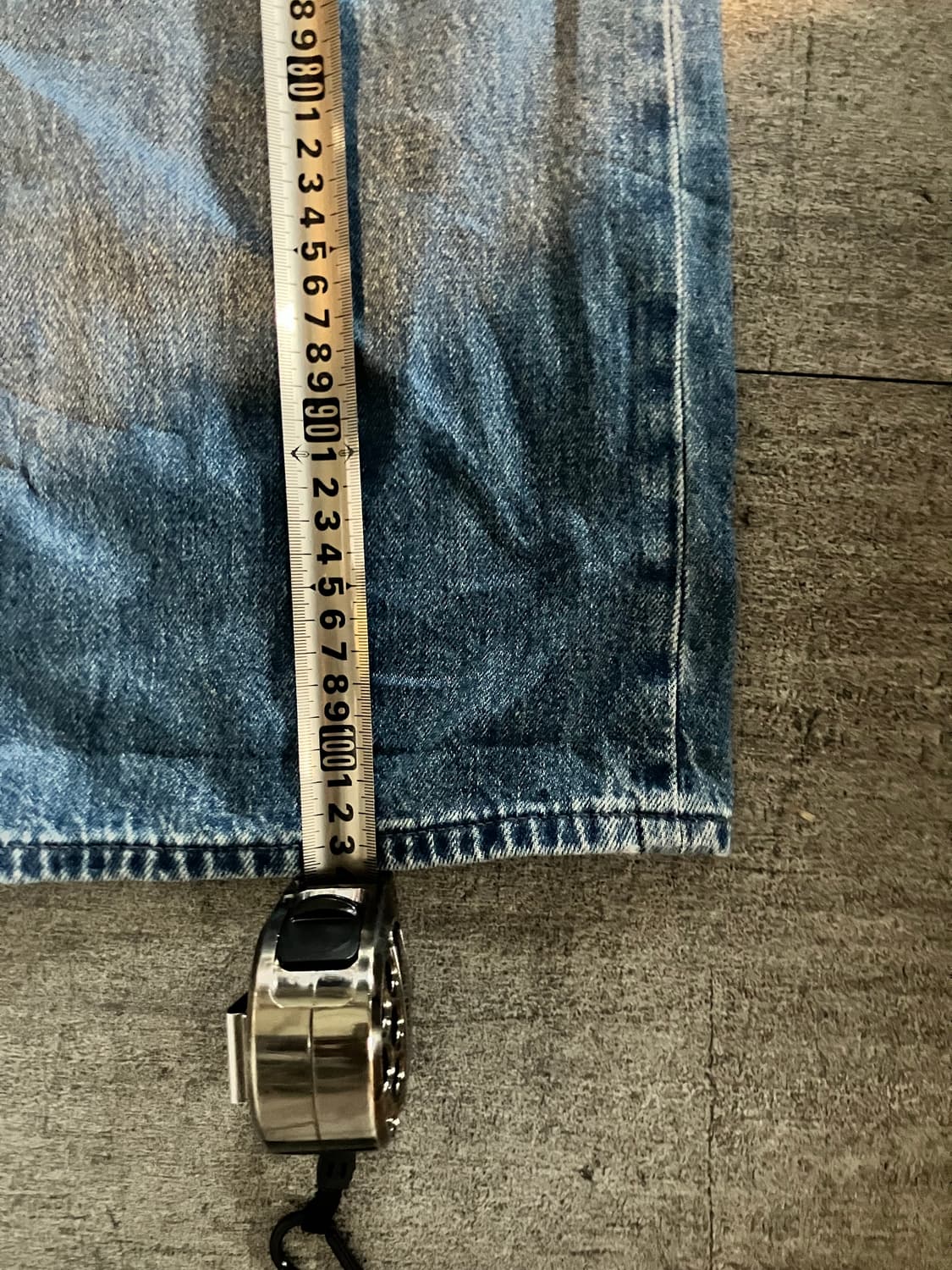 Uniqlo 유니클로 올드스쿨아메카지스트릿 데님 와이드팬츠 상품이미지3