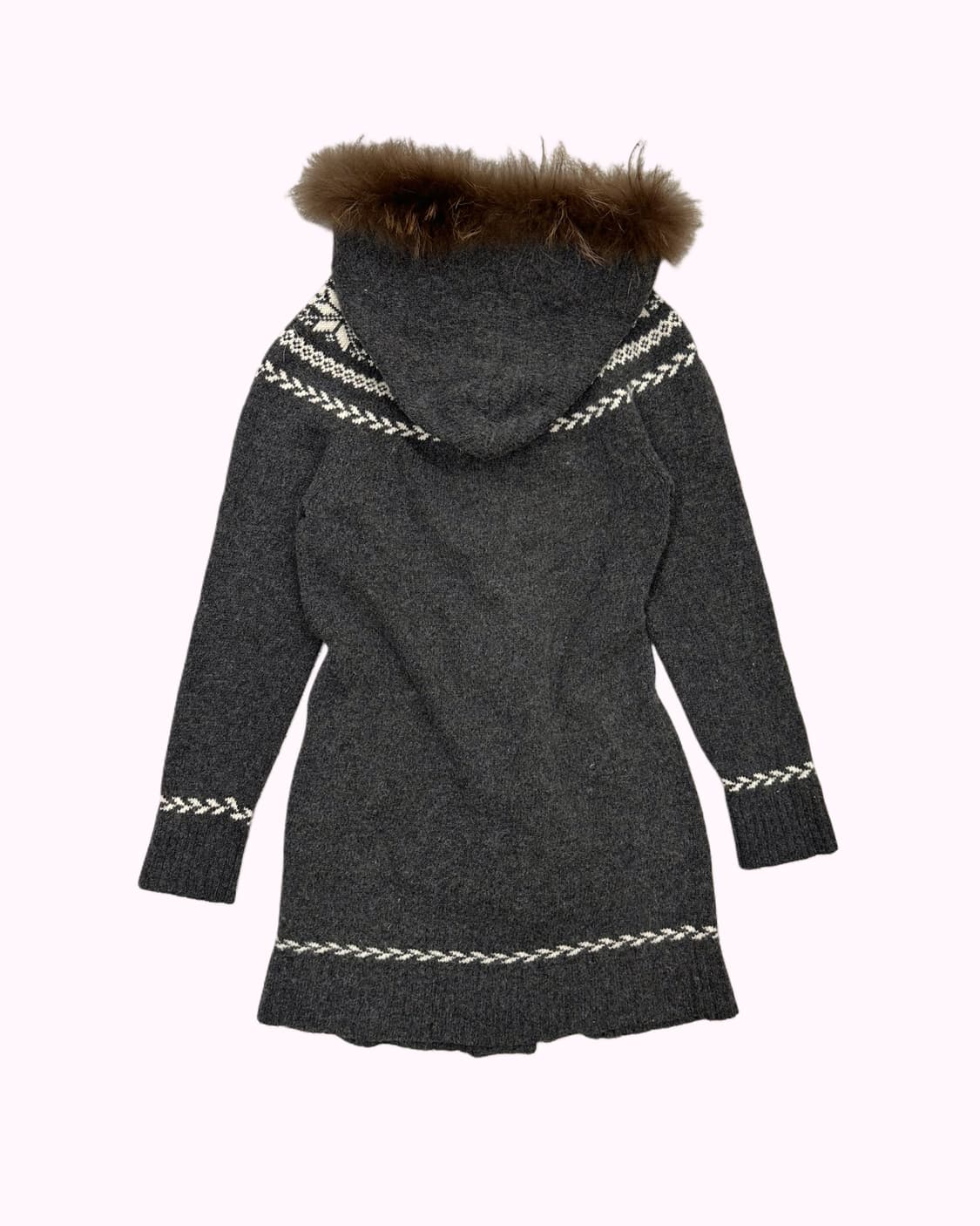 snow wool knit duffle cardigan 상품이미지4