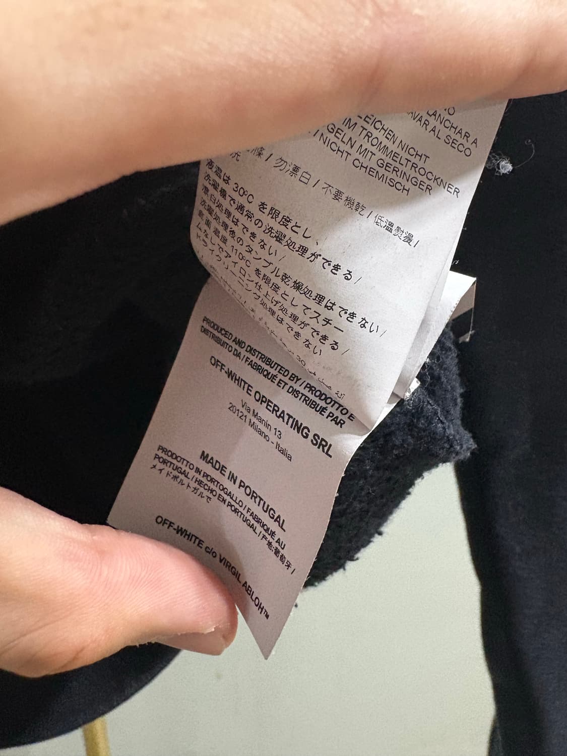 오프화이트 애로우 마커 맨투맨 상품이미지6