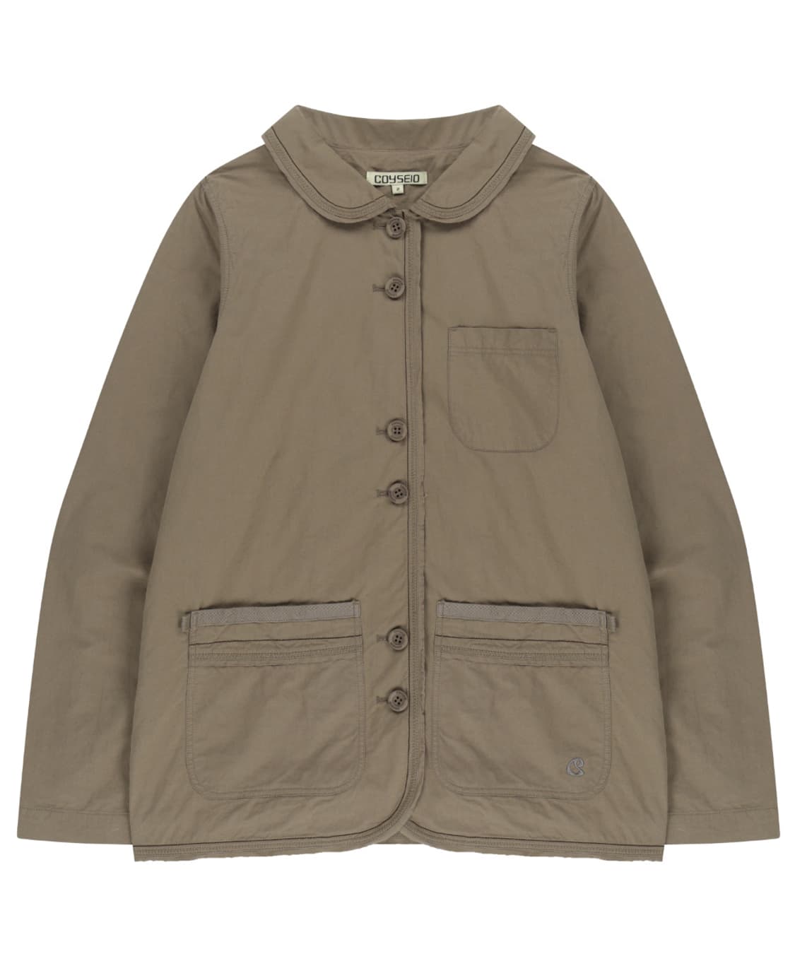 코이세이오 로우 엣지 코튼 자켓 상품이미지1