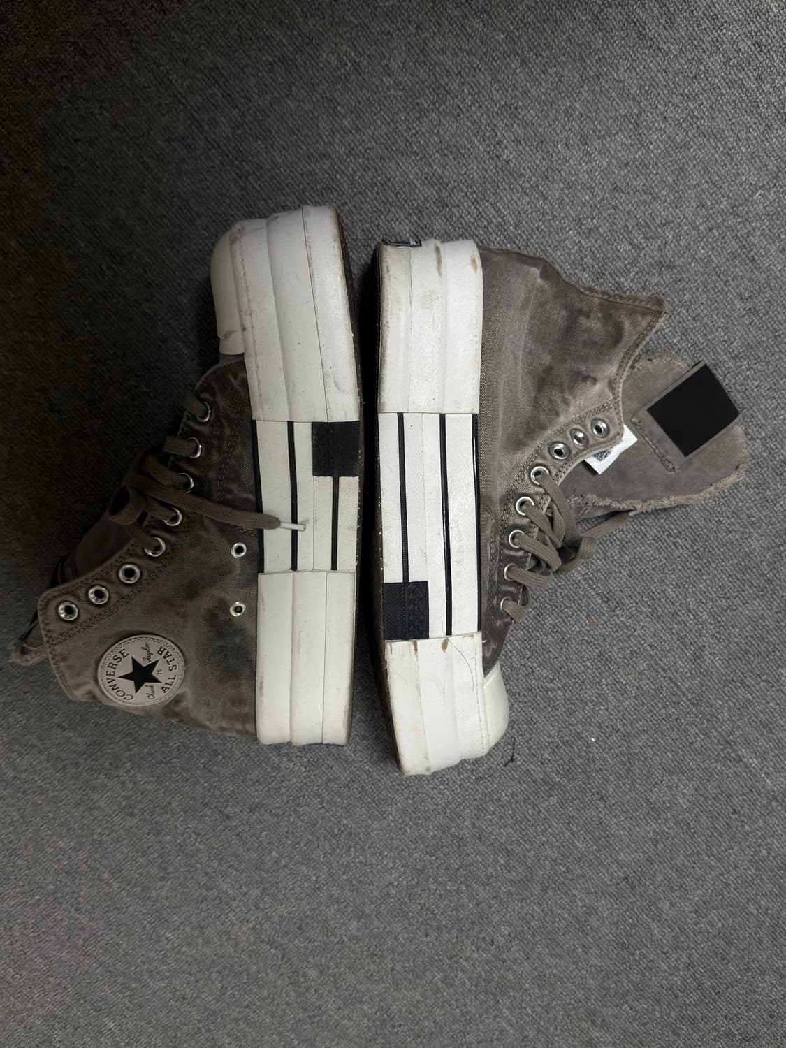 릭오웬스 컨버스 다크쉐도우 하이 척 70 상품이미지3