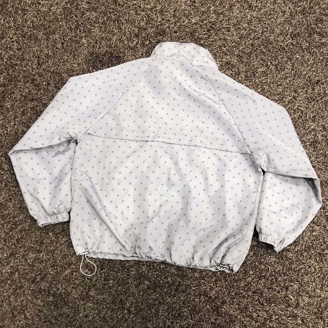 빈티지 별 패턴 바람막이 자켓 상품이미지4