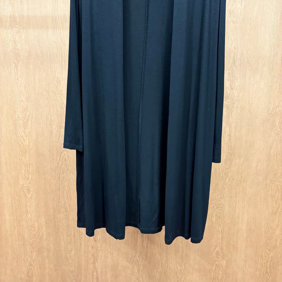 막스마라 니트 롱 가디건 스트라이프 절개 디테일 긴팔 루즈핏 블랙 상품이미지5