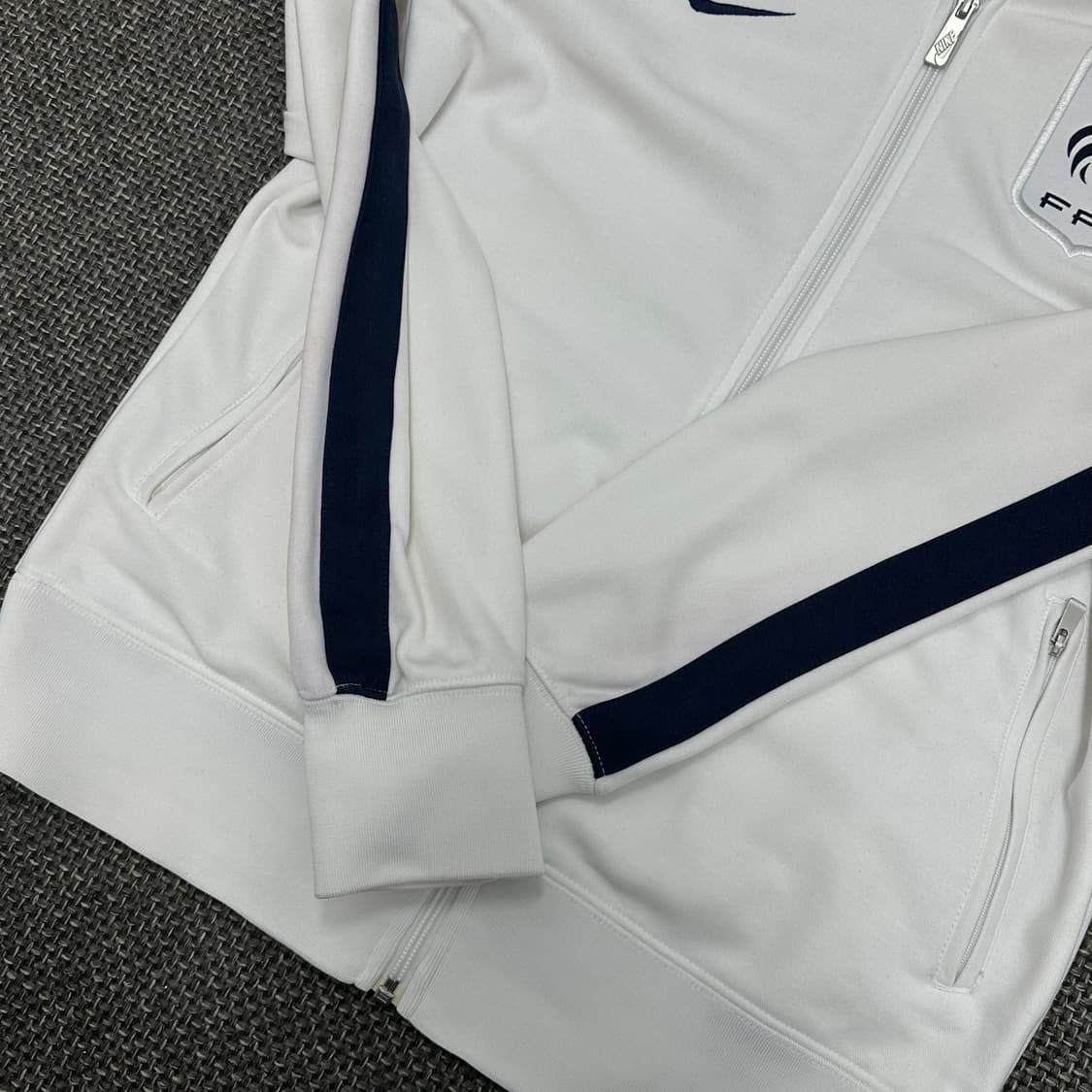 나이키 프랑스 축구 국대 빈티지 화이트 져지 L 상품이미지6