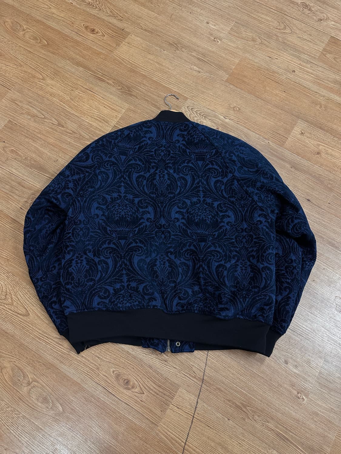 (M)위켄더스 플로럴 자카드 봄버 셋업 네이비 상품이미지7