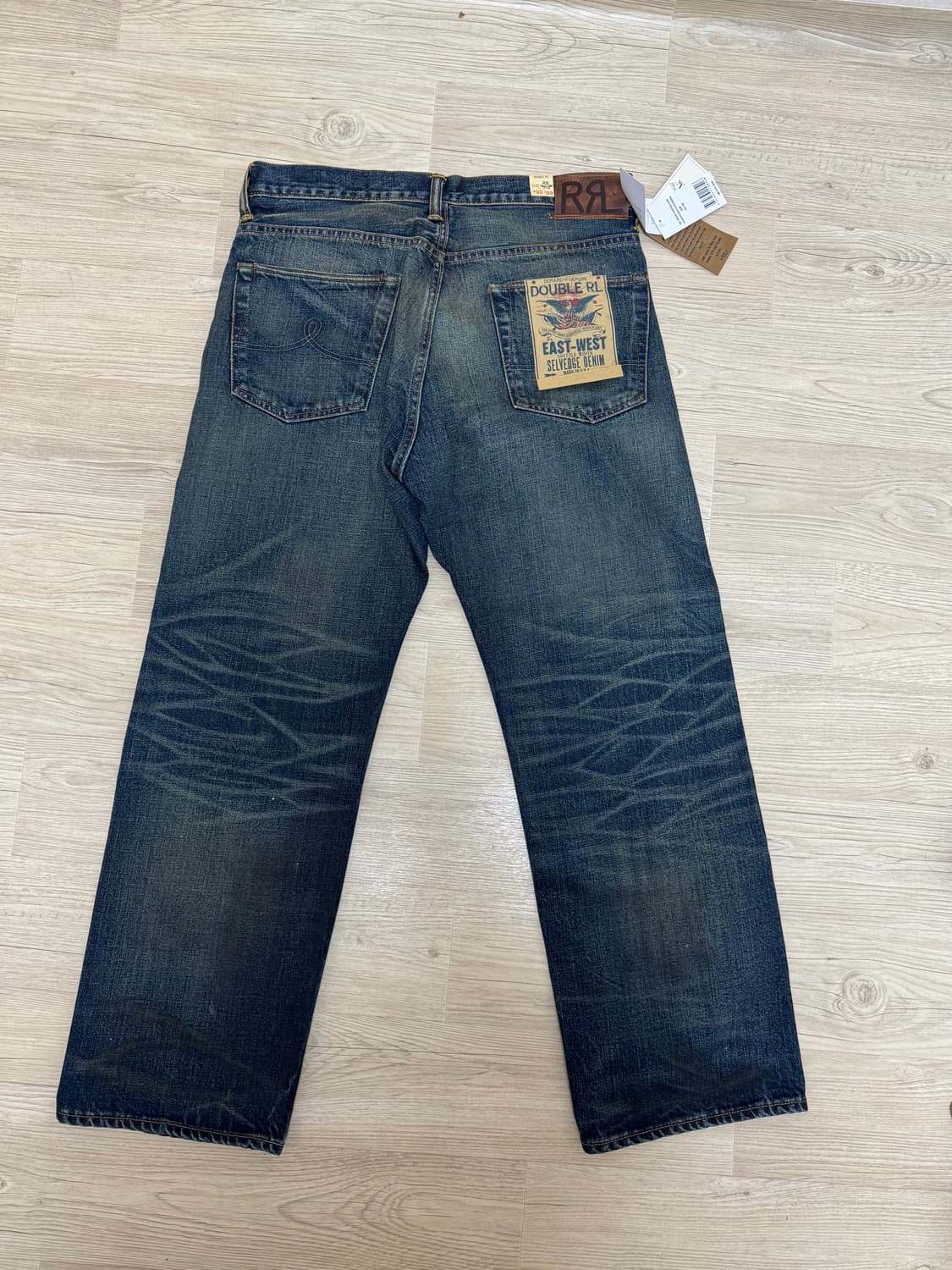 32/30 더블알엘 빈티지 5포켓 기빈스 /셀비지 데님 파이브포켓 기븐스 상품이미지7