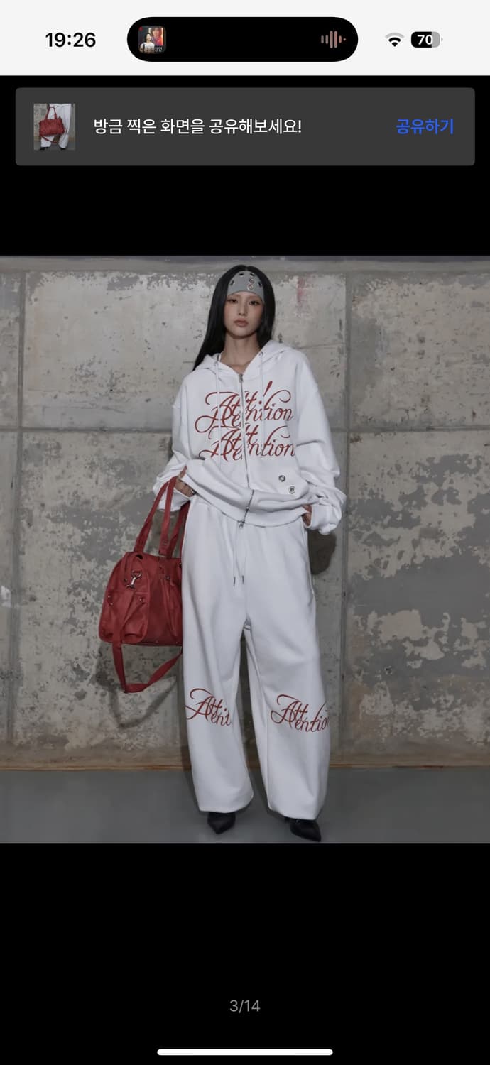 워싱 레더백 체리레드 새상품  상품이미지4