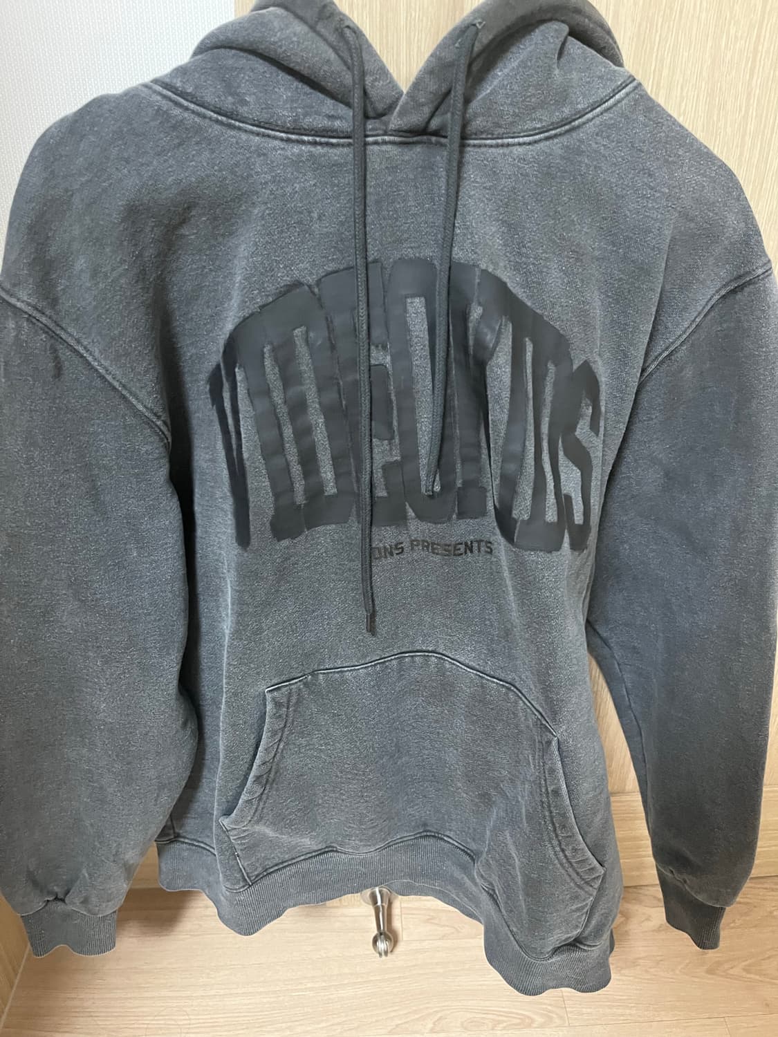 BDNS 빠더너스 비디오키즈 후디 피크먼트 블랙 M 상품이미지3