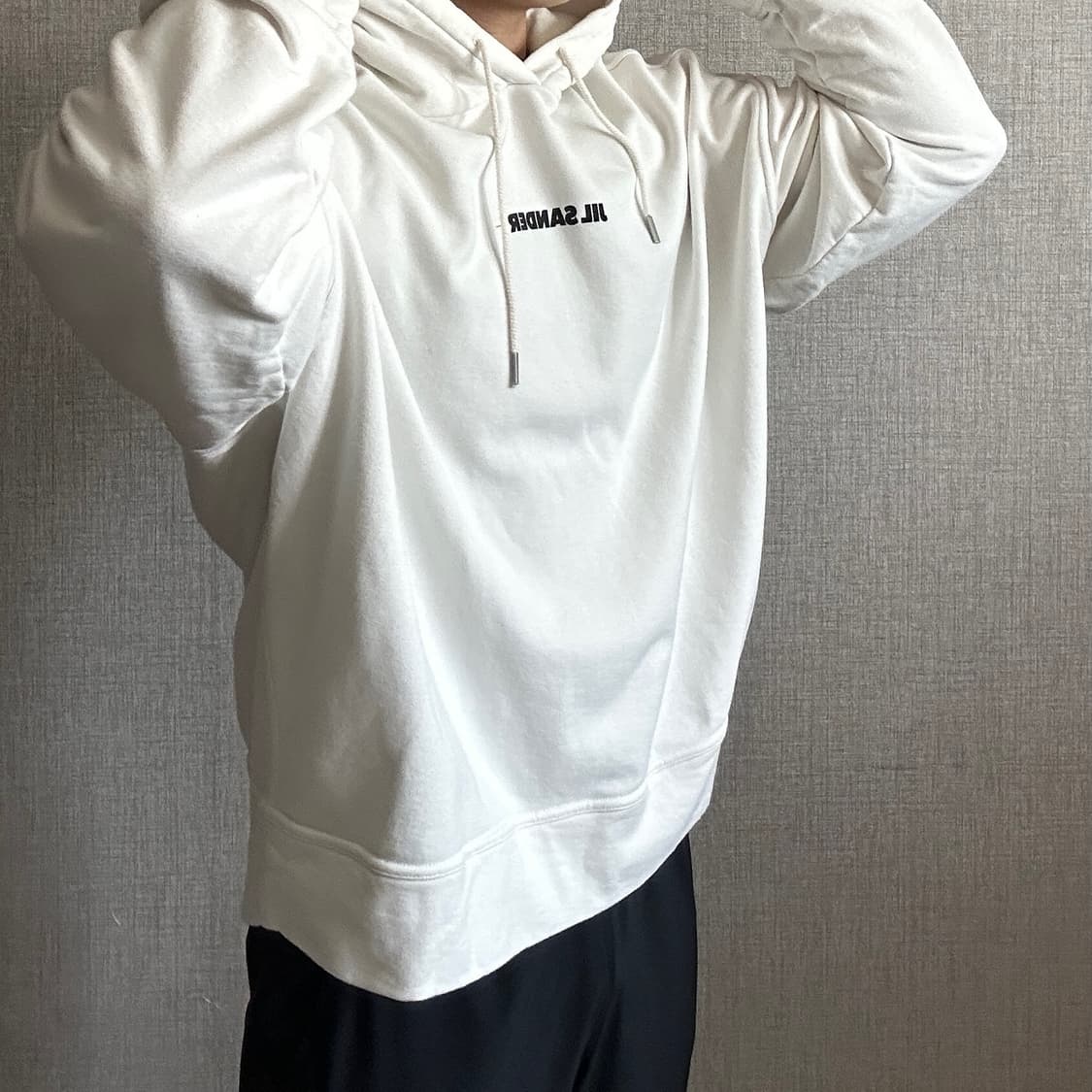 Jil Sander 질 샌더 미드로고 후드티 XL 상품이미지5